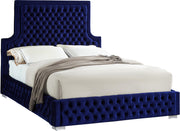 Sedona Navy Velvet King Bed
