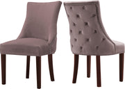 Hannah Pink Velvet Dining Chair