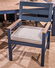 East Beach Outdoor Arm Chair with Cushion (Set of 2)