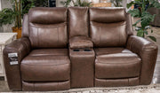 Gravier Power Reclining Loveseat with Console