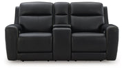 5Z-Comfort Power Reclining Loveseat with Console