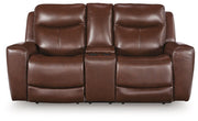 Next Move Power Reclining Loveseat with Console