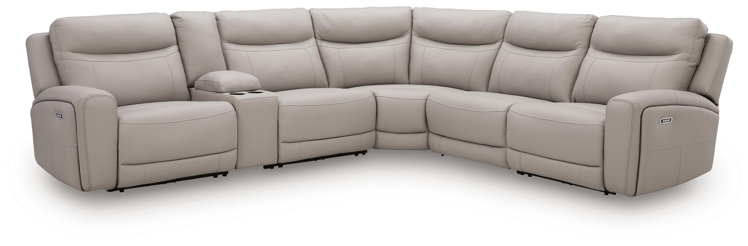 Gravier Power Reclining Sectional with Storage Console