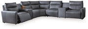 ModZ Power Reclining Sectional with Audio Consoles