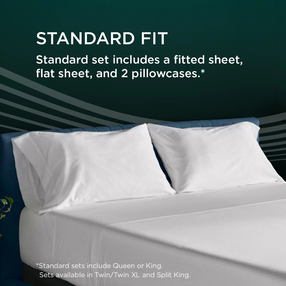 TEMPUR-Adapt Luxe Egyptian Cotton Sheets - White