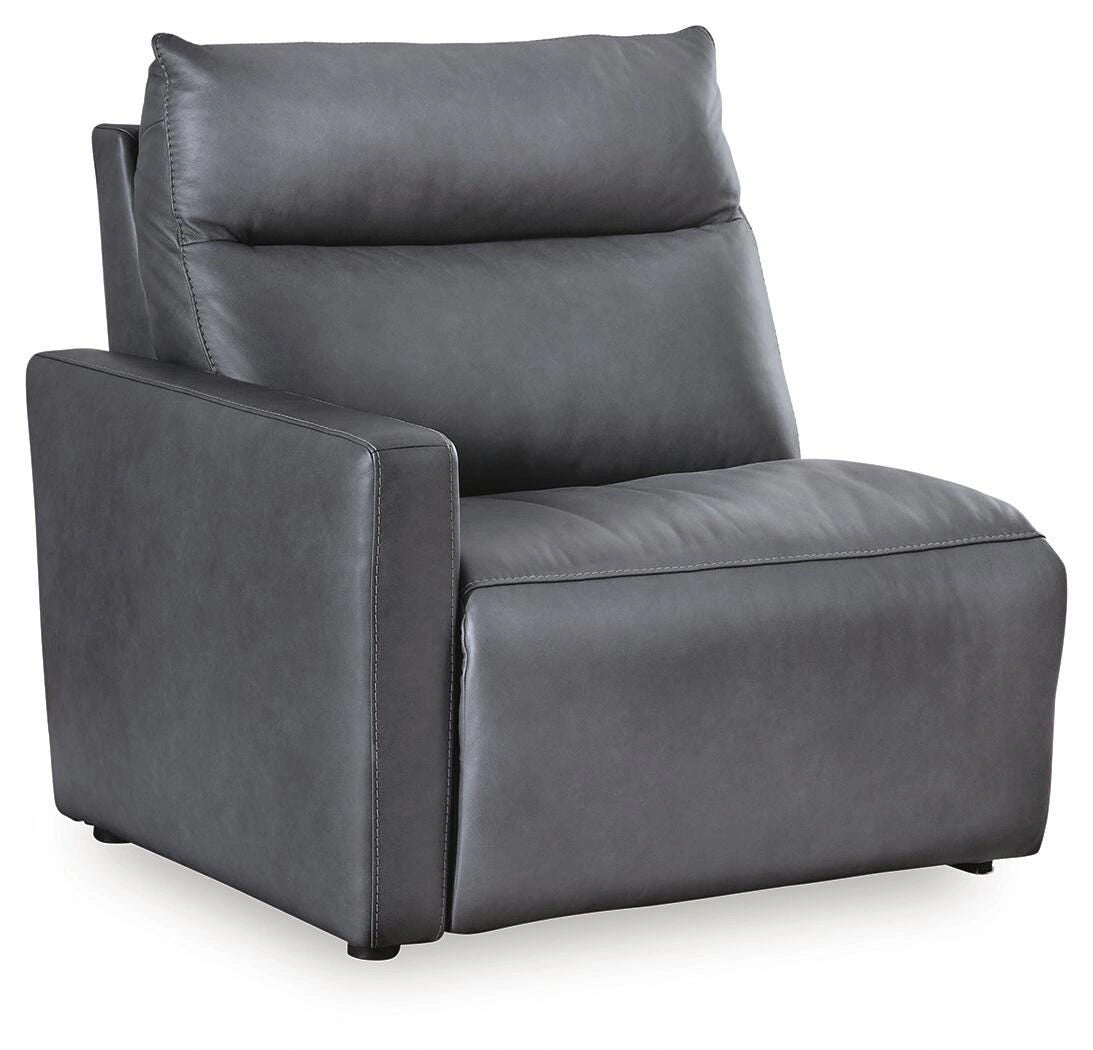 ModZ Power Reclining Sectional Loveseat with Audio Console