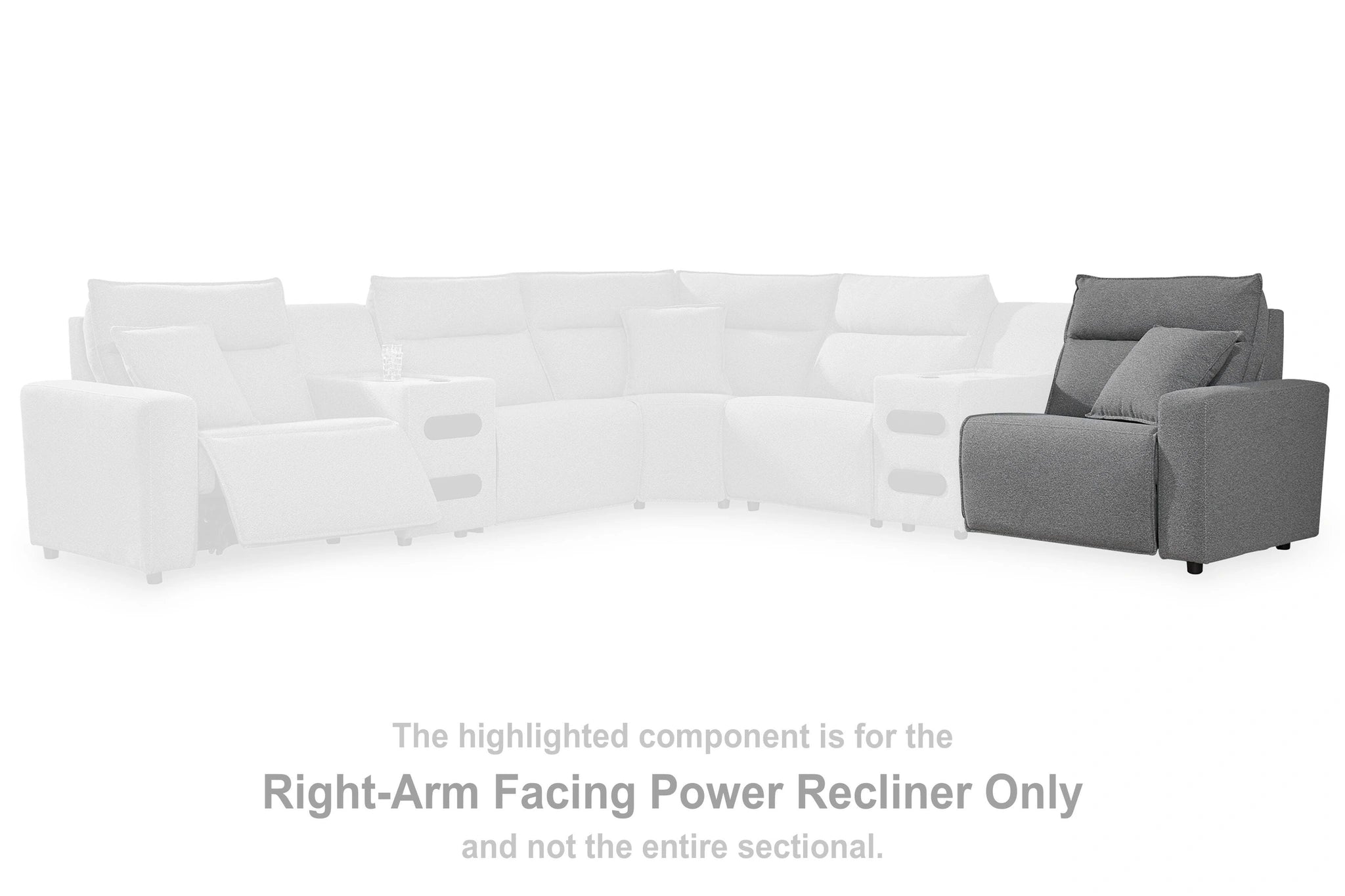 Modmax II Reclining Sectional with Audio Consoles