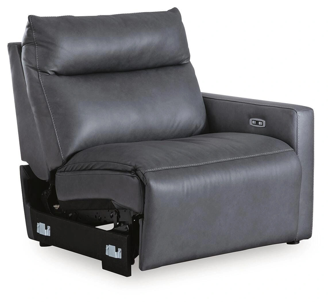 ModZ Power Reclining Sectional Loveseat with Audio Console