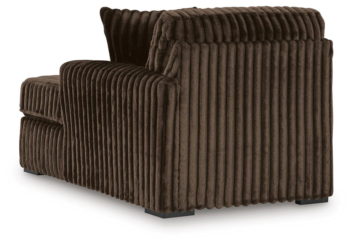 Midnight-Madness Sectional with Chaise