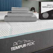 TEMPUR Luxe Egyptian Cotton Sheet Set Silver Mist