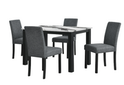 PANDA DINING TABLE & 4 DINING CHAIR