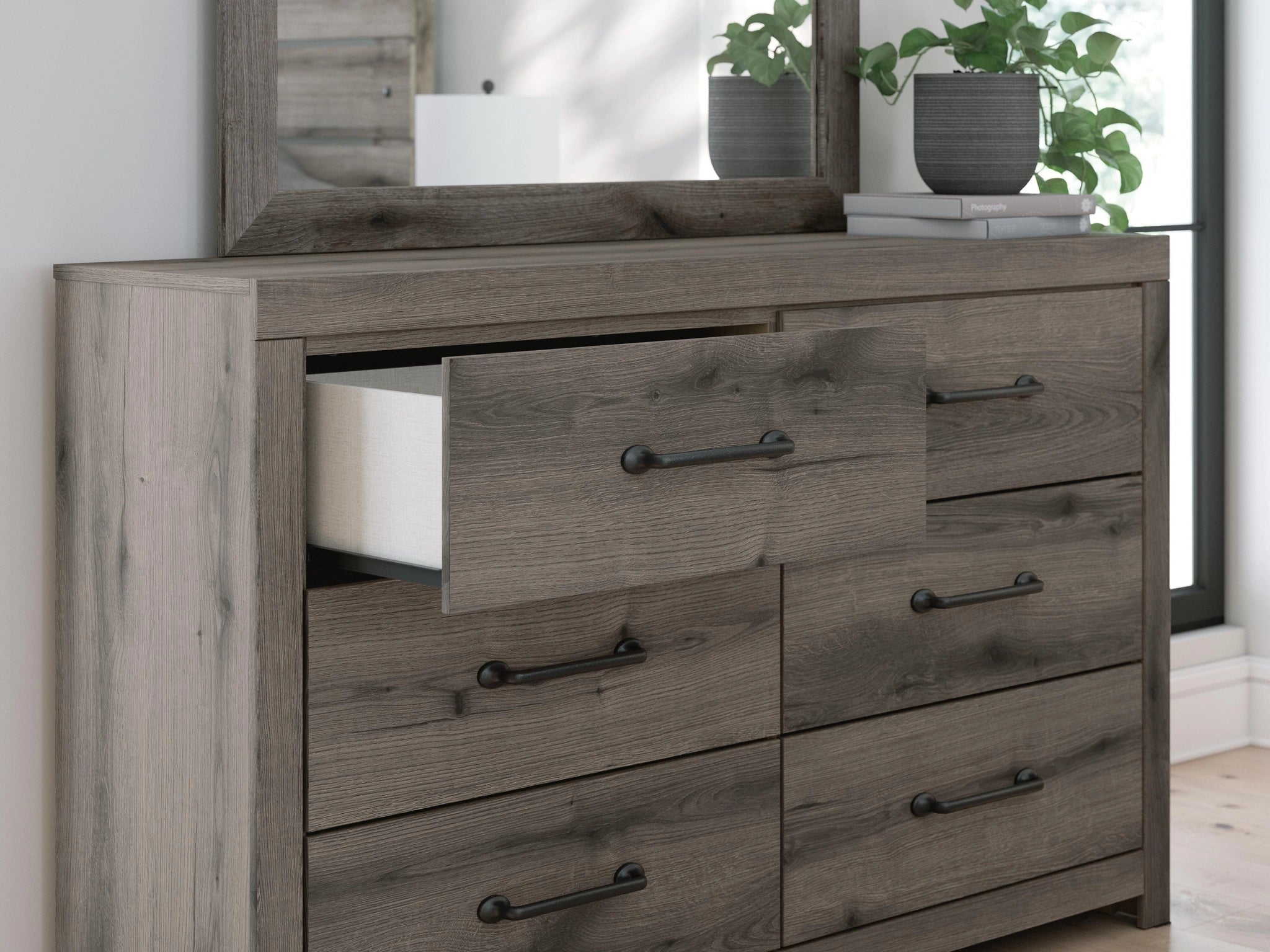 Graystorm Dresser and Mirror