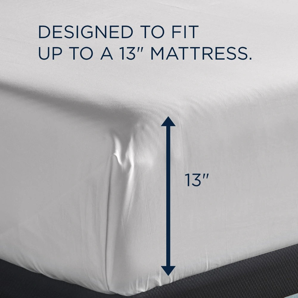 TEMPUR Classic Cotton Sheet Set White