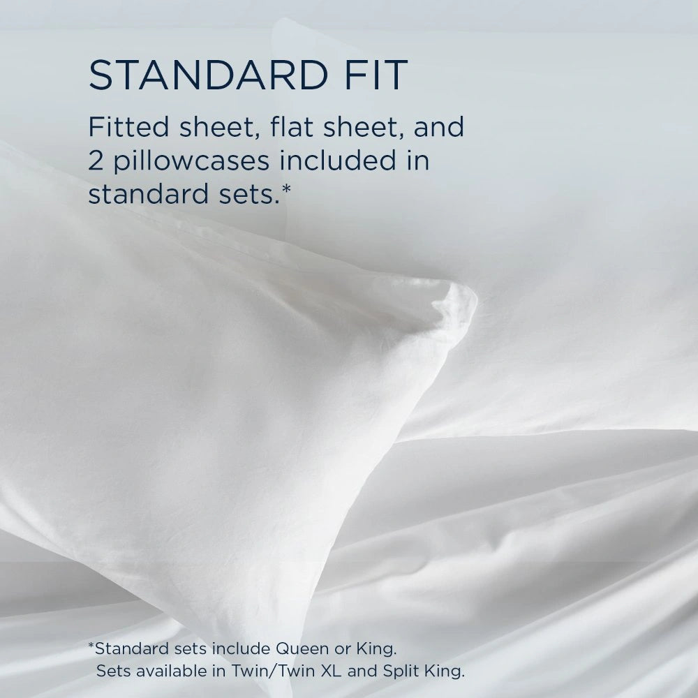 TEMPUR Classic Cotton Sheet Set White