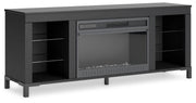 Cayberry 60" TV Stand with Electric Fireplace