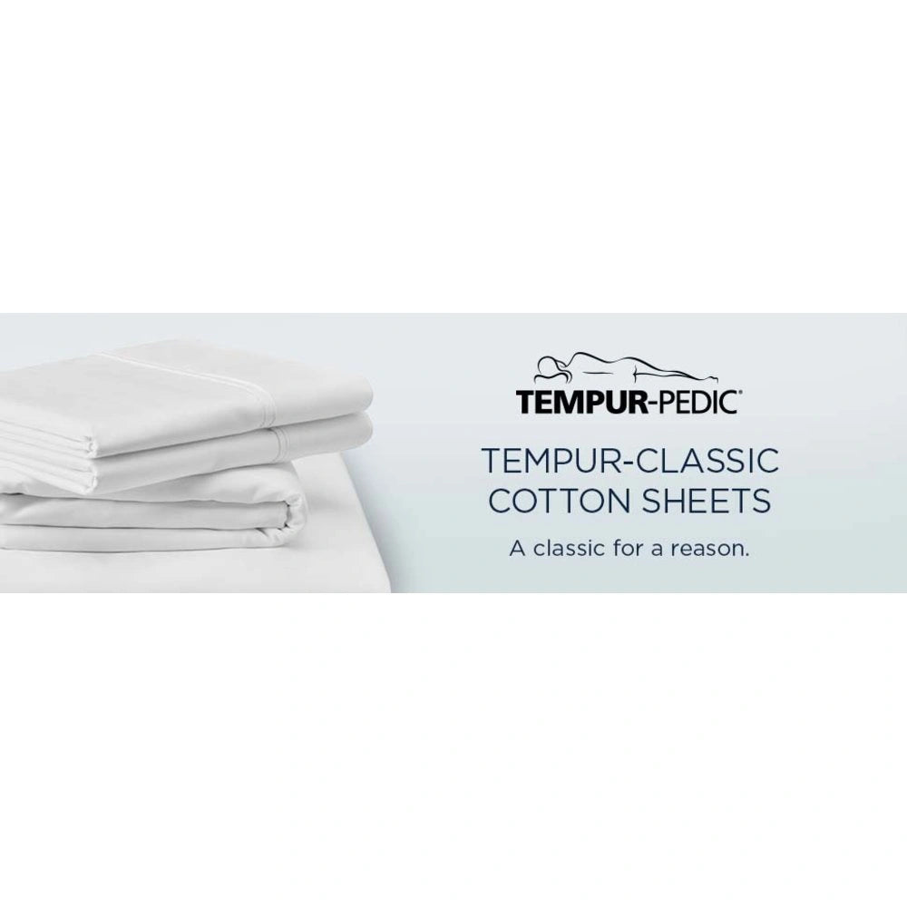 TEMPUR Classic Cotton Sheet Set Sleepy Blue