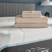 TEMPUR breeze cooling Sheet Set Sandstone
