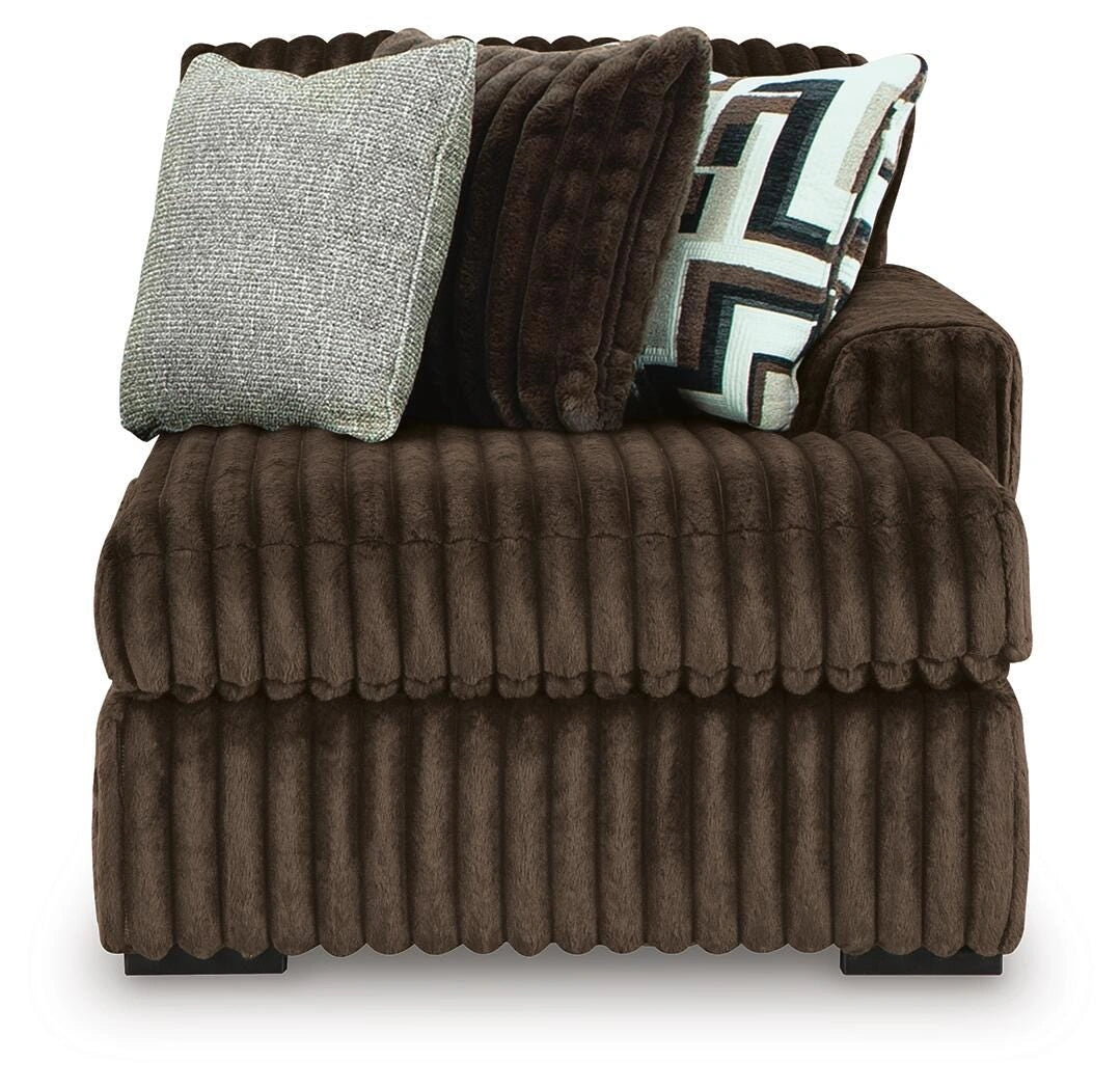 Midnight-Madness Sectional with Chaise