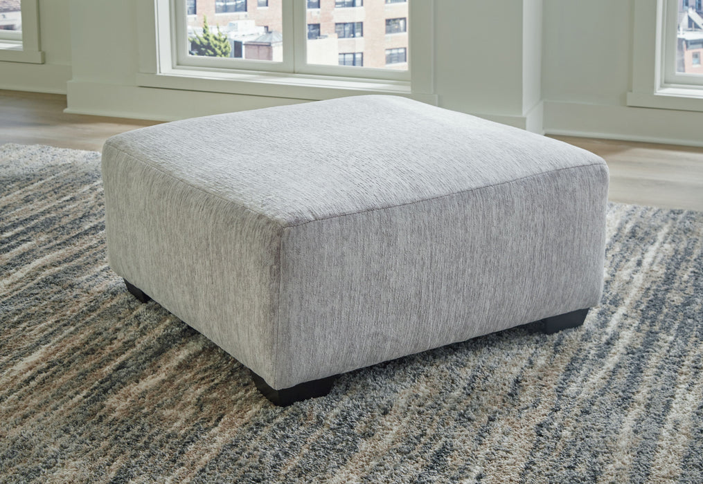 Pembrey - Pewter - Oversized Accent Ottoman