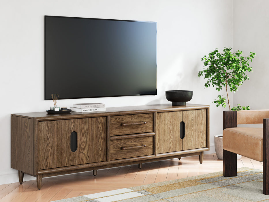 Roanhowe - Brown - Extra Large TV Stand